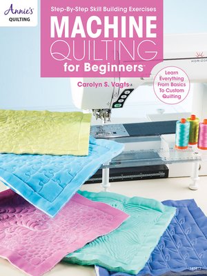 cover image of Machine Quilting for Beginners